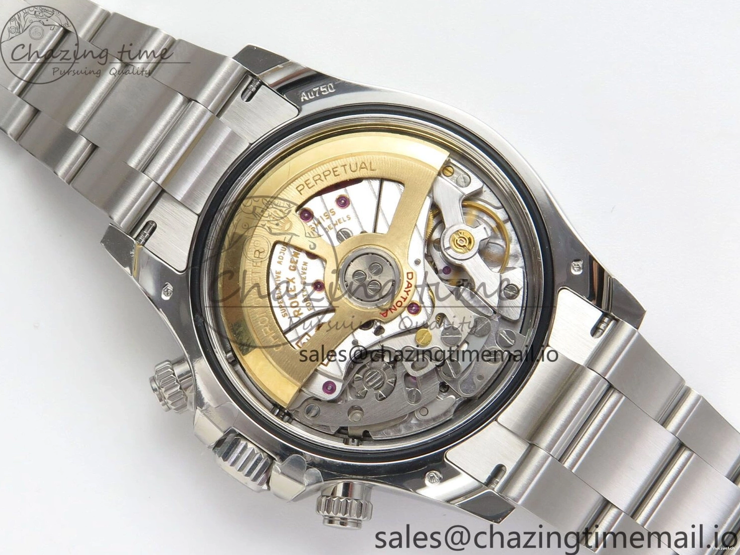 Dial 1:1 Daytona Bracelet Custom on Edition SS PPM4132 904L Le 126529 Modded Best  White Mans CLEAN Custom 0119